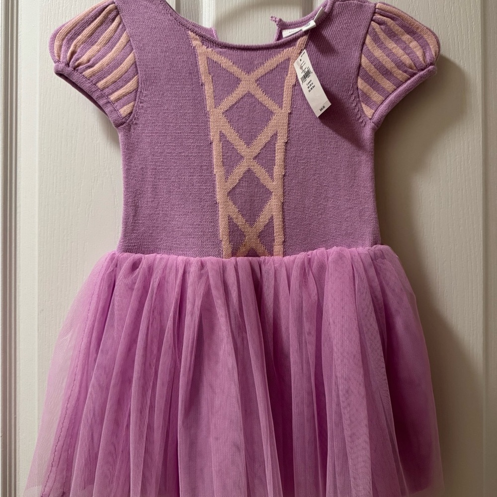 NWT: GAP - Rapunzel inspired knit & tulle dress; size 3 Years